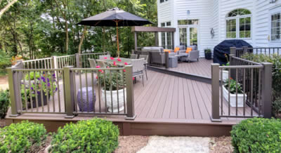 Tuscany Aluminum Deck Raing